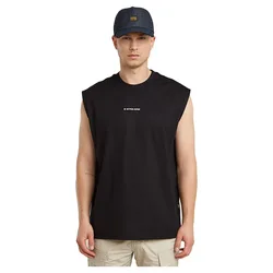 Maglietta Senza Maniche Boxy Sl Dark Black XL
