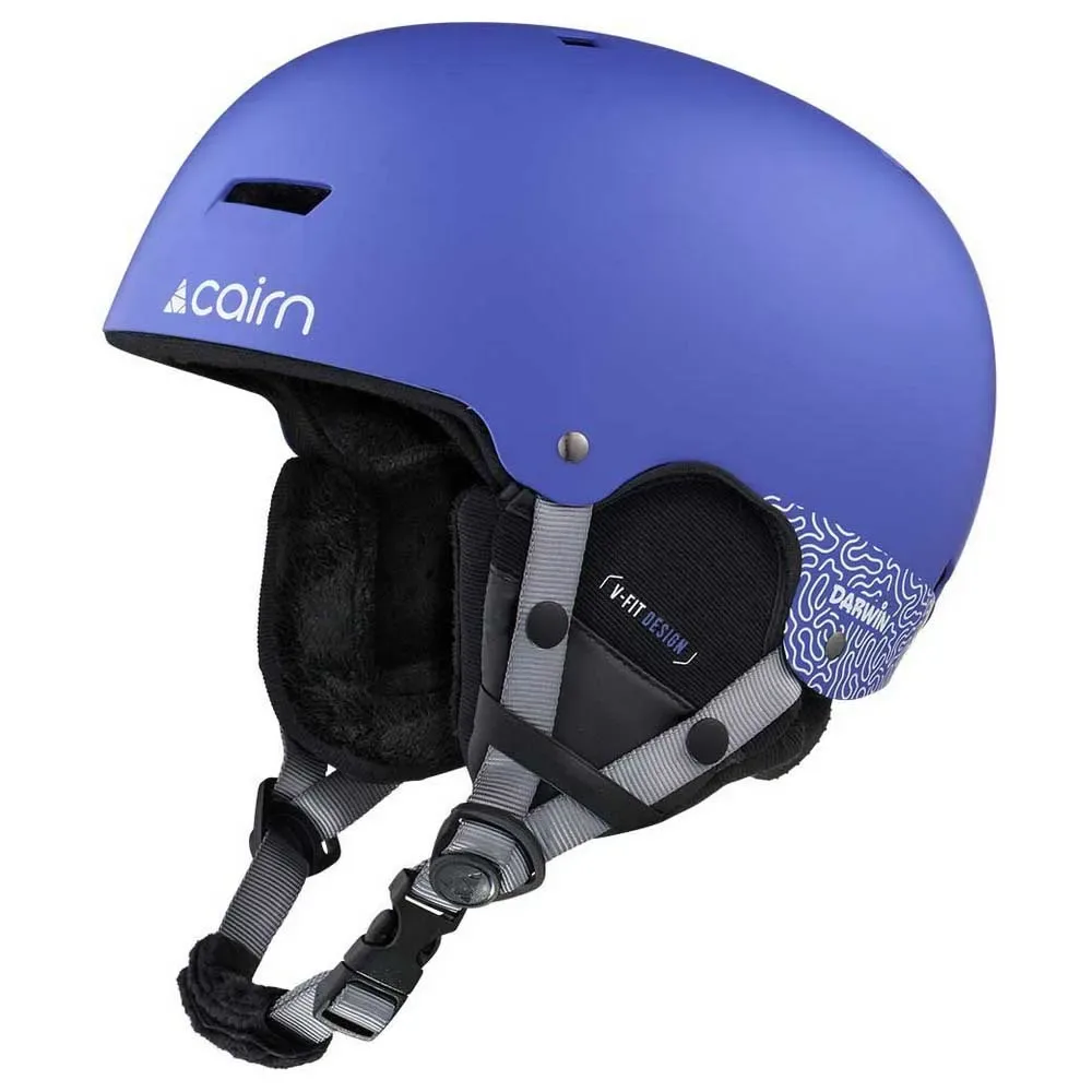 Casque Junior Darwin Mat Blue 53-54 cm unisex - Cairn - FashionsVida