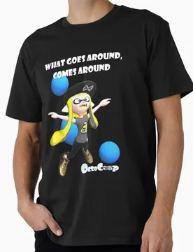 Lilly's Ball Shot Image Cartoon Video game Splatoon Gift T-Shirt for gamer Funny y2k clothing Short-Sleeve Tee All Size Tops - Aliexpress - FashionsVida