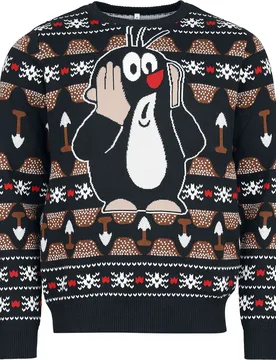 Weihnachtspullover - S bis 3XL - für Männer - Größe 3XL - multicolor - EMP exklusives Merchandise! - Männer - male - Der kleine Maulwurf - FashionsVida