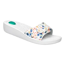 Massage-Pantolette weiss 38 Damen
