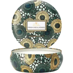 Vela perfumada en lata de 3 mechas French Cade & Lavender Japónica