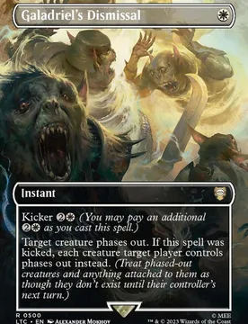 Galadriel's Dismissal (Borderless Scene) (Foil) The Lord of the Rings Commander - Magic: The Gathering - FashionsVida