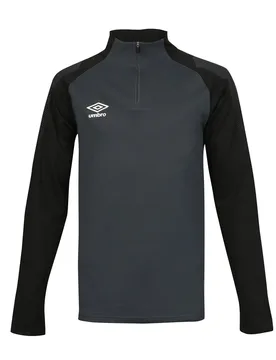Kinder-Trainingsjacke mit halbem Reißverschluss Chal - Noir - unisex - Size: 12 ans - Umbro - FashionsVida