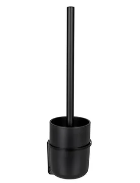 Turbo-Loc® WC-Garnitur Mod. Carpino Schwarz, Befestigen ohne Bohren - WENKO - FashionsVida