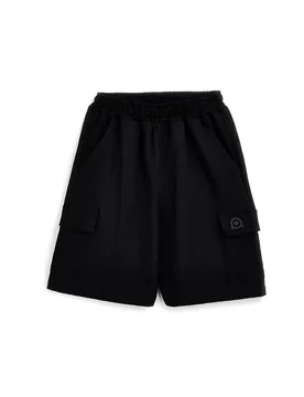 Bermuda nero in cotone con tasche laterali Alpha8 M - Boardman - FashionsVida