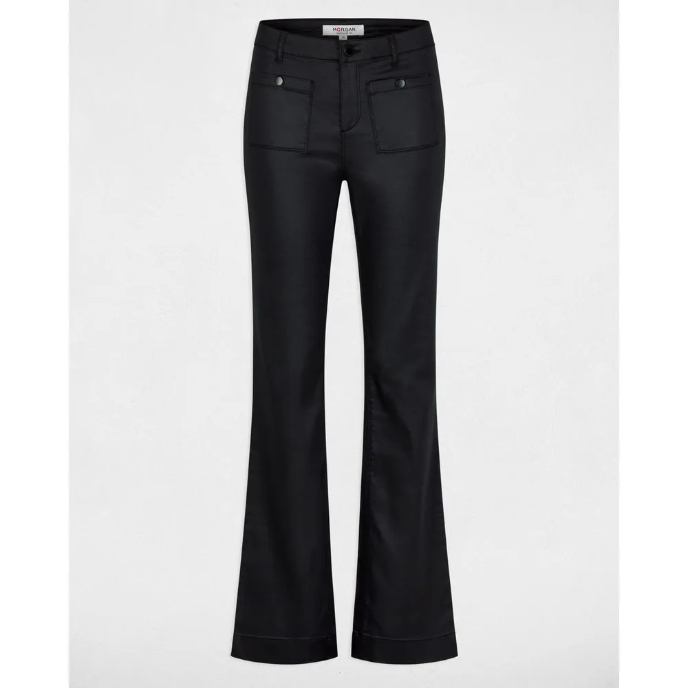 Pantalones de campana de mujer de tiro alto - Morgan - FashionsVida