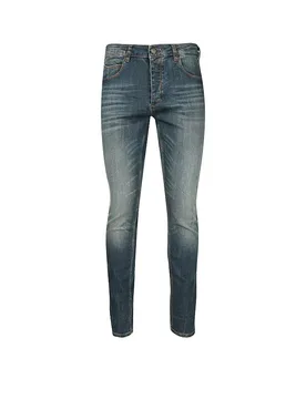Jeans Straight Slim Fit Rey blau 29/L34 Herren - Gabba - FashionsVida