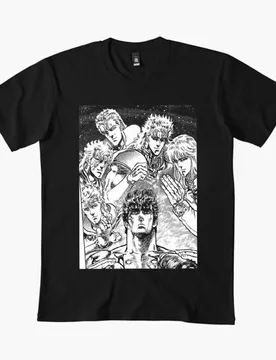 Manga Kenshiro Fist of the North Star Anime gift t shirt Hokuto no Ken printed Graphic tee Y2K clothes All size Tops - Aliexpress - FashionsVida