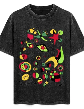 Joan Miro Peces De Colores (Colorful Fish) T-Shirt Casual Loose Daily Wear T-Shirt - Aliexpress - FashionsVida