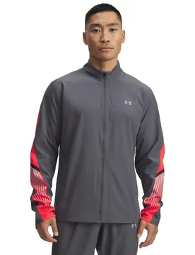 Trainingsjacke Velociti Storm - Gris - male - Size: L - Under armour - FashionsVida