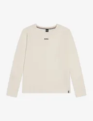 Cotton Rich Logo Pyjama Top White female