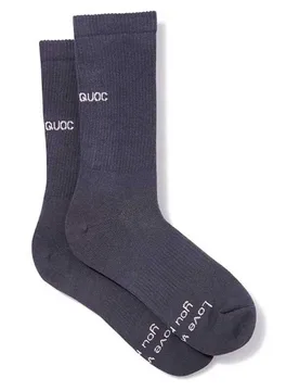 Quoc Calzini All Road Charcoal - QUOC - FashionsVida