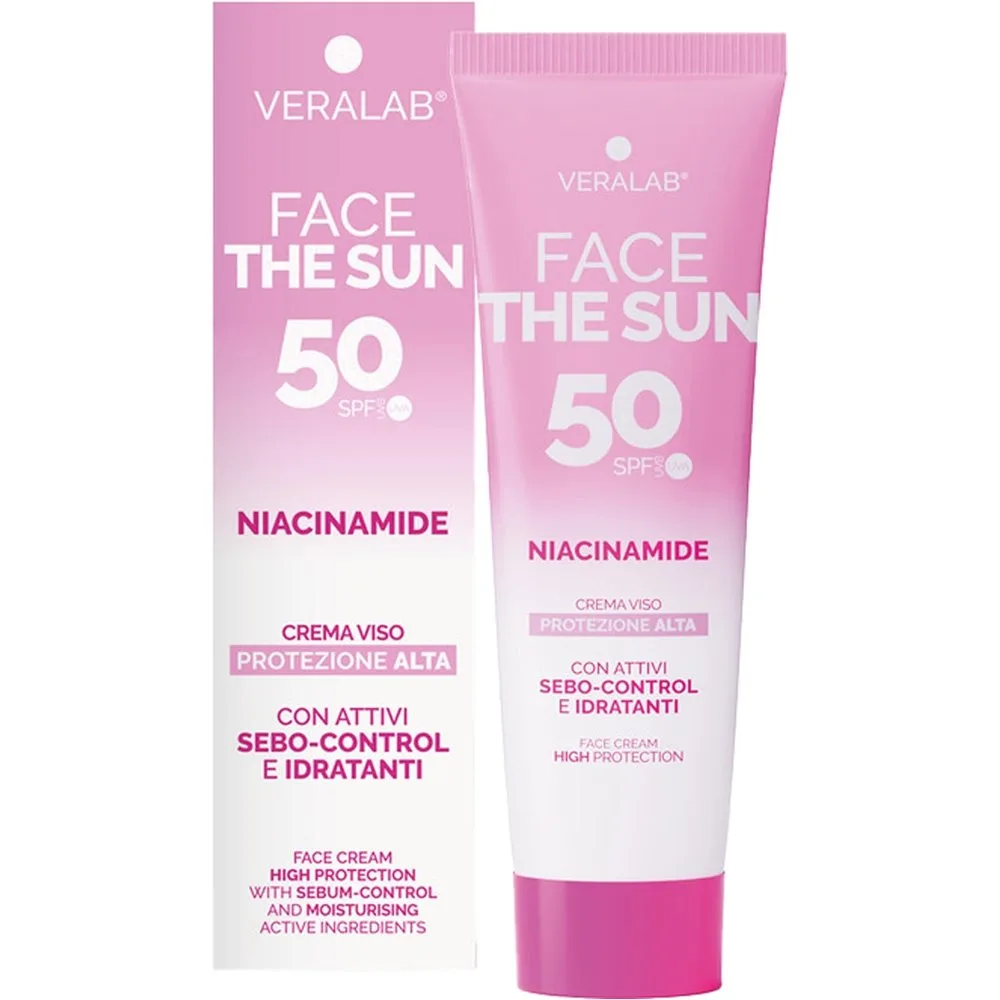 Protector Solar Facial Face The Sun Acido Ialuronico 50 ml - VERALAB - FashionsVida