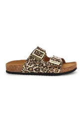 Ciabatte leopardate con doppia fibbia S31Y796 37