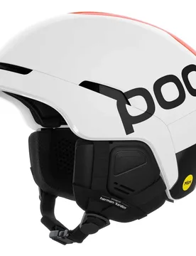Casque Obex Connect Mips Hydrogen White / Fluorescent Orange AVIP XS-S unisex - Poc - FashionsVida