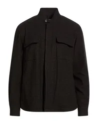 Jacke & Anorak Herren Dunkelbraun M Herren