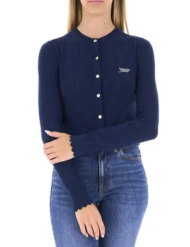 Cardigan in maglia BLU NAVY S - Tommy hilfiger - FashionsVida