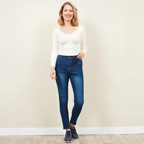 Pagen Slim-Jeanshose dunkelblau - 3Pagen - FashionsVida