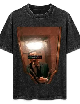 Italian Made Mirror Reflection T-Shirt No Iron Casual Short Sleeve Top - Aliexpress - FashionsVida