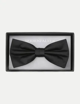Fliege aus Seide Schwarz - Prince Bowtie - FashionsVida