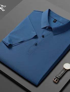 Polo Shirt Men Summer New High Quality Mens Short-Sleeved Polo Shirt Ice Silk Men's Business Casual Polo Shirt Size M-5XL 8888 - Aliexpress - FashionsVida