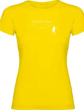 T-shirt à Manches Courtes Tennis Dna Yellow XL - Kruskis - FashionsVida