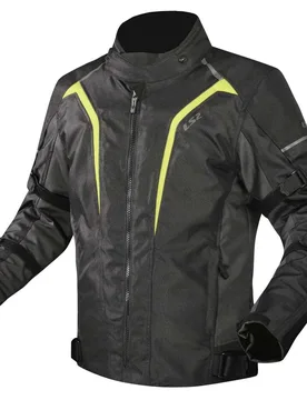 Giubbotto Moto SEPANG MAN Nero Grigio H-V Giallo taglia L - LS2 - FashionsVida