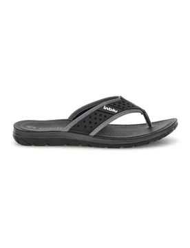 Infradito nere con dettagli grigi 17 VT 44 - Inblu - FashionsVida