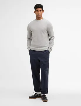 Pantalón de hombre liso con pinza frontal - Barbour - FashionsVida