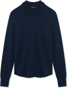 Jersey de mujer con lana y cierre de botones - Caroll - FashionsVida