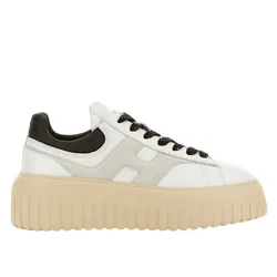 Sneaker donna - h-stripes allacciato h spezzata - bianco