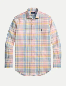 Polo Leinenhemd mit Karomuster Mehrfarbig L - Ralph Lauren - FashionsVida