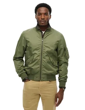 Blouson Bomber Merchant Ma1 Army Green S - Superdry - FashionsVida