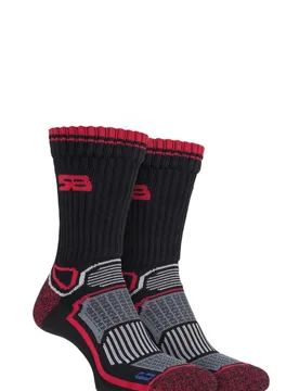 Pair Black with BlueGuard Aerobic Socks Men's 6-8.5 Mens - - Black - Size: 6-8.5 Mens - Storm Bloc - FashionsVida