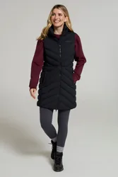 Anmore Womens Padded Gilet - Black - Black - Size: 14