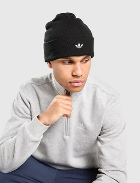 Adicolor Beanie Hat - Damen, Schwarz - female - Size: One Size - adidas Originals - FashionsVida