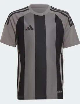 Maglia Striped 24 Junior 5-6A Team Grey Four / Black - Adidas - FashionsVida