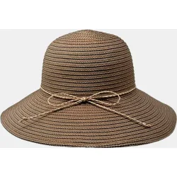 Sombrero con protección solar de copa redonda en