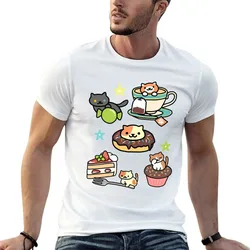 Neko Atsume Coffee Mug T-Shirt Performance Dry Fit T-Shirt