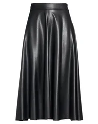 Midi-Rock Damen Schwarz 32,34,36,38,40 Damen
