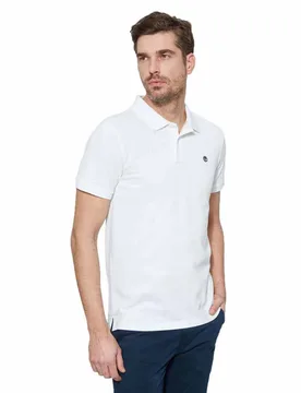 Polo A Maniche Corte Millers River White L - Timberland - FashionsVida