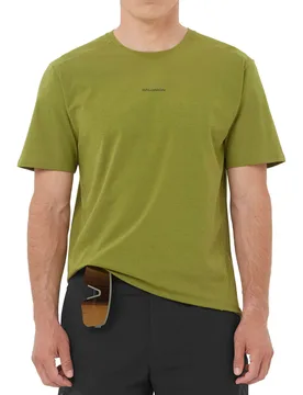 Trackline camiseta montaña manga corta hombre Verde (XL) - Salomon - FashionsVida