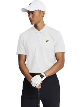 Lyle Scott Polo Tech, weiss m - Scott - FashionsVida
