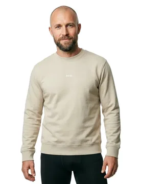 Sweat-shirt Wesmall 10244192 Orange Light Beige XL - BOSS - FashionsVida