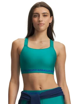 Soutien-gorge De Sport à Fort Impact Heatgear Green / Team Royal L - Under armour - FashionsVida