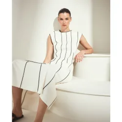 Vestido midi sin mangas