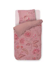 Ropa de cama de percal MUMBAI NIGHT 70x90cm/140x200cm Rosa rosa