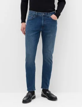 Slim Fit Stretch Jeans Blue Denim male - M&S - FashionsVida