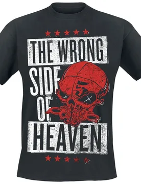 T-Shirt - The Wrong Side Of Heaven - The Righteous Side Of Hell - S bis XXL - für Männer - Größe XXL - schwarz - Lizenziertes - Männer - male - Five Finger Death Punch - FashionsVida